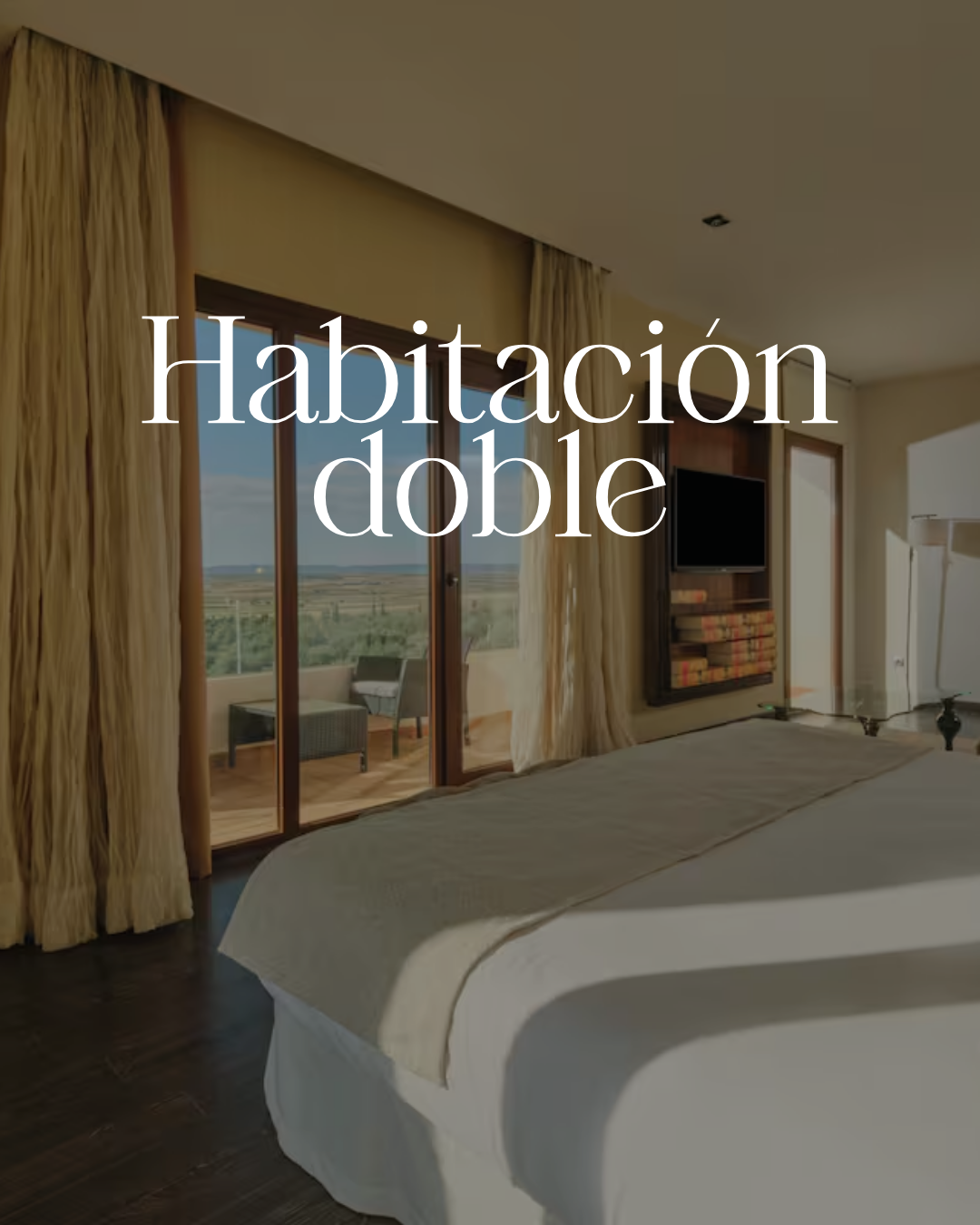 Entrada individual en habitación doble